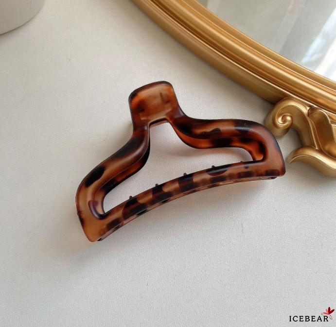 Kẹp Tóc Họa Tiết Da Báo Thời Trang Cho Nữ