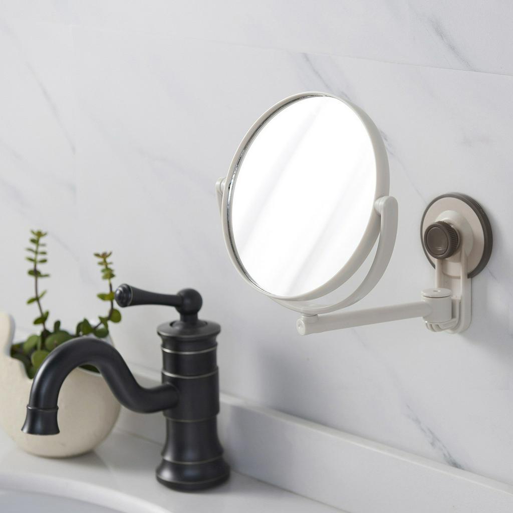 Gương trang điểm hai mặt 1:1/1:3 có giác hút gắn tường tiện dụng bền bỉ