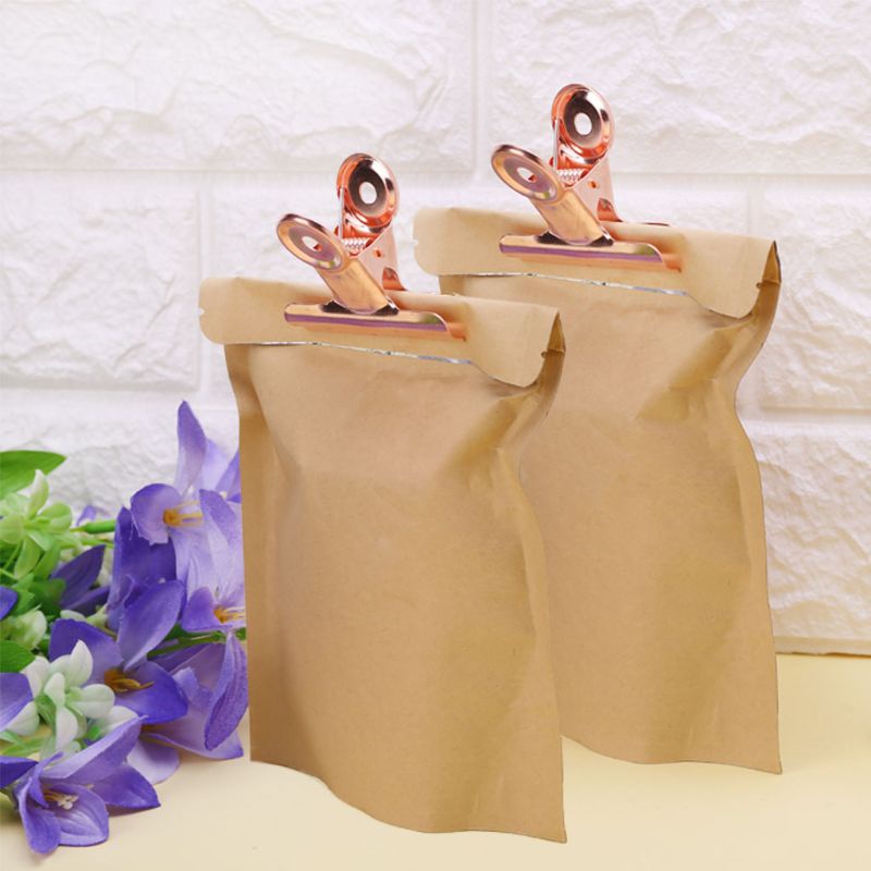 Set 5 Kẹp Giấy Bằng Thép Không Gỉ Hình Chó Bull