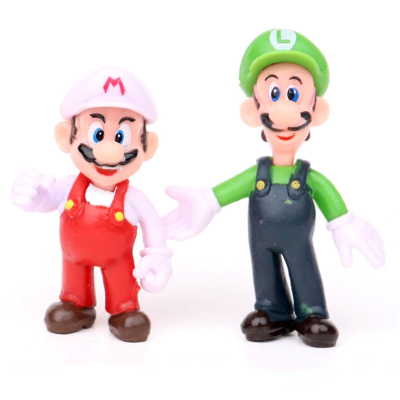 Bộ 10 mô hình nhân vật Game Super Mario - 8.5 cm