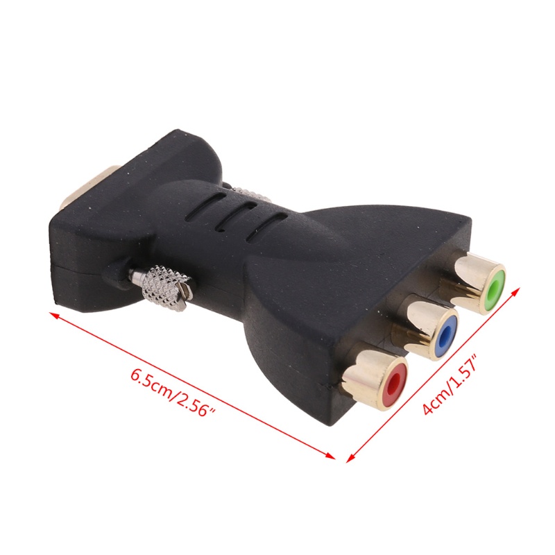 Bộ Chuyển Đổi Cáp Kỹ Thuật Số VGA Sang AV 3 RCA Chuyên Nghiệp