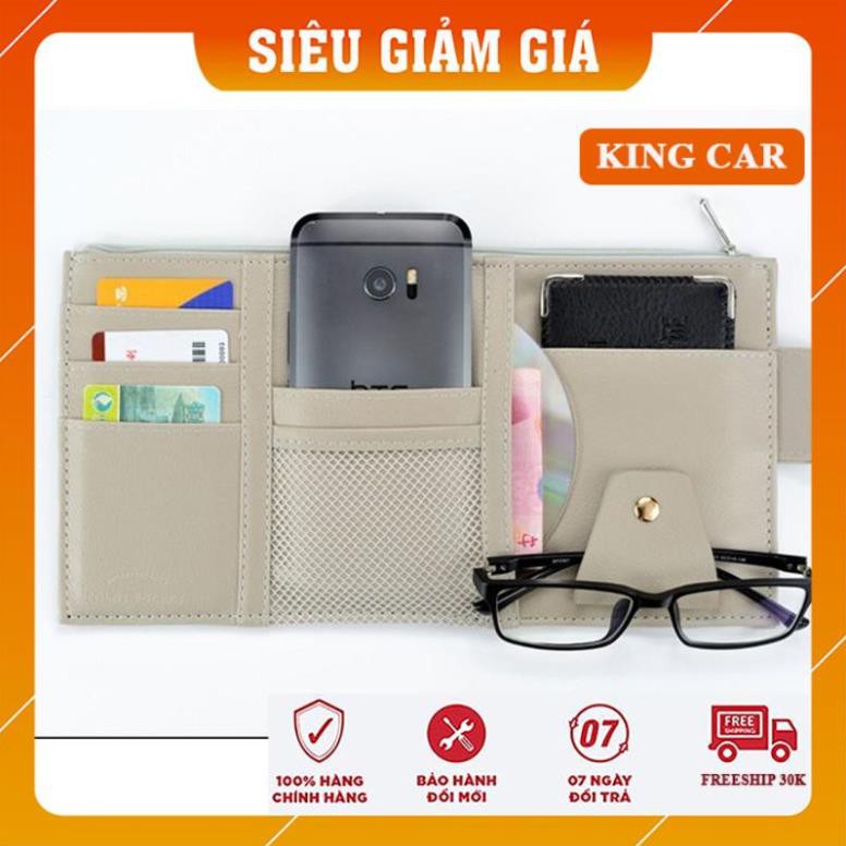 Ví da trên ô tô, ví da đa năng chuyên dụng trên ô tô - sang trọng, tiện lợi - Shop KingCar