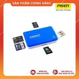 Đầu đọc thẻ pisen 4 in 1 - hàng chĩnh hãng