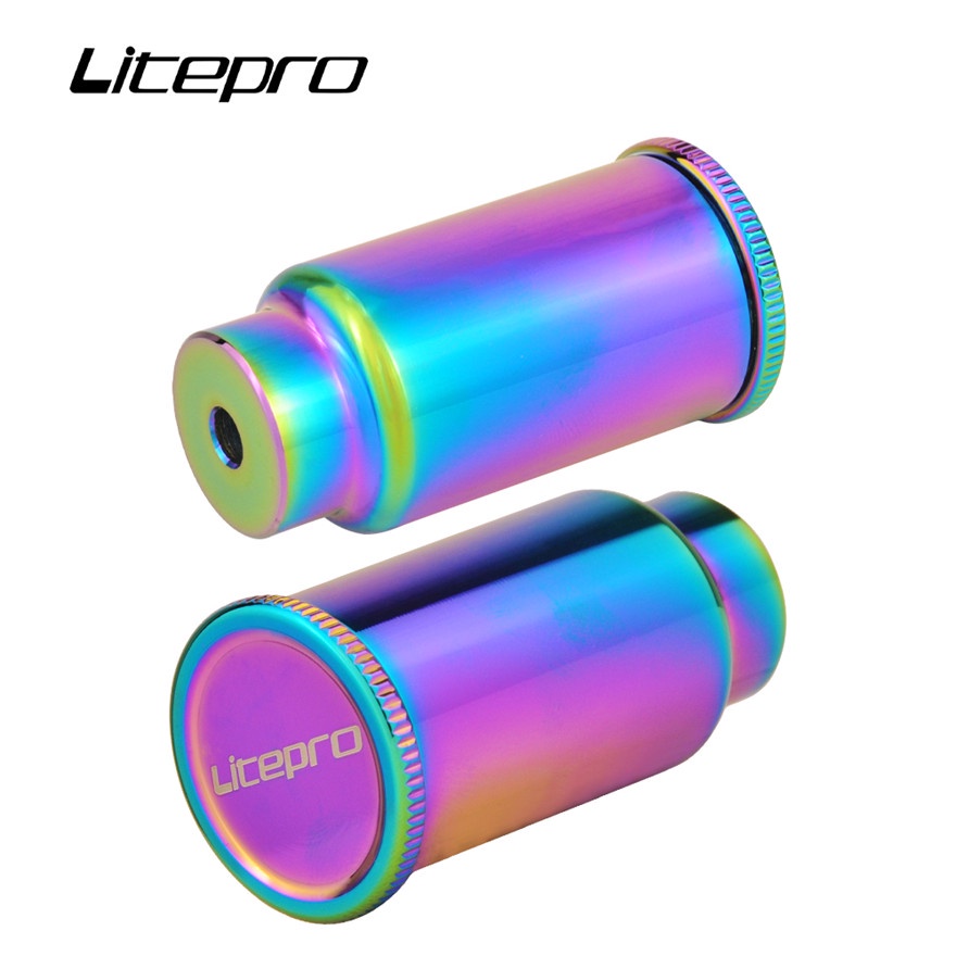 Giá giữ đèn máy ảnh LITEPRO hợp kim nhôm gắn nhanh phuộc trước xe đạp tiện lợi