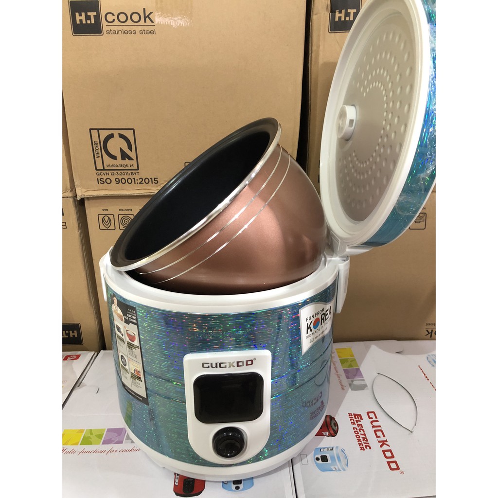 Nồi cơm điện Cuckoo 2 lít Hàn Quốc GK208 - Lòng niêu đỏ ánh kim [ Bảo hành 12 tháng ] | BigBuy360 - bigbuy360.vn
