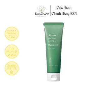 Tẩy Tế Bào Chết - Tẩy Da Chết Chiết Xuất Lúa Mạch Innisfree Green Barley Gommage Peeling Mask 120ml KoreaStore247