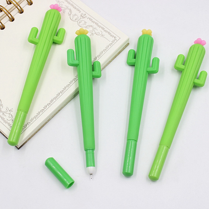 Dễ Thương Bút Mực gel Hình Cây Xương Rồng Đáng Yêu