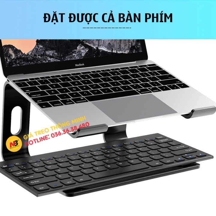 Giá đỡ để laptop stand SP-9L 11 - 17 Inch - Giá để Notebook / Macbook - hợp kim nhôm có thể tháo rời kiêm tản nhiệt