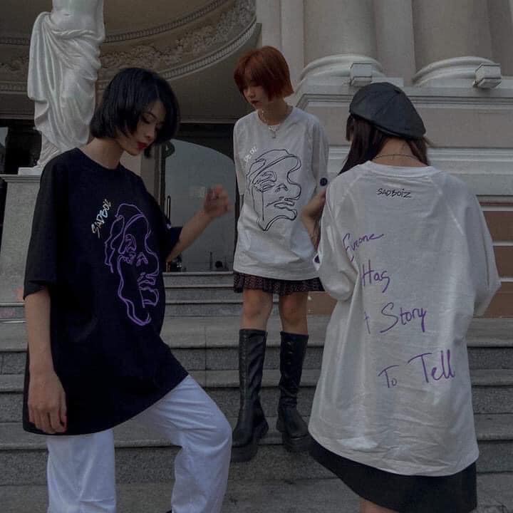 Áo thun nam nữ áo phông nữ unisex form rộng tay ngắn in hình saidboiz cổ tròn NAVISA AT252 | BigBuy360 - bigbuy360.vn