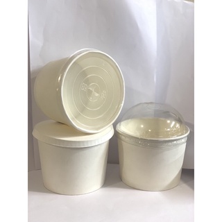 50 tô giấy 500ml kèm nắp hoặc không nắp