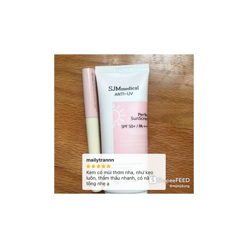 [Mã SKAMSALE8 giảm 10% đơn 200K] Kem Chống Nắng Chống Nước SJMmedical Anti-UV Sunscrean SJM medical | BigBuy360 - bigbuy360.vn
