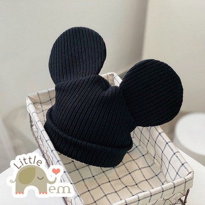 Mũ bé trai/ bé gái kiểu dáng Hàn Quốc _ Mickey len