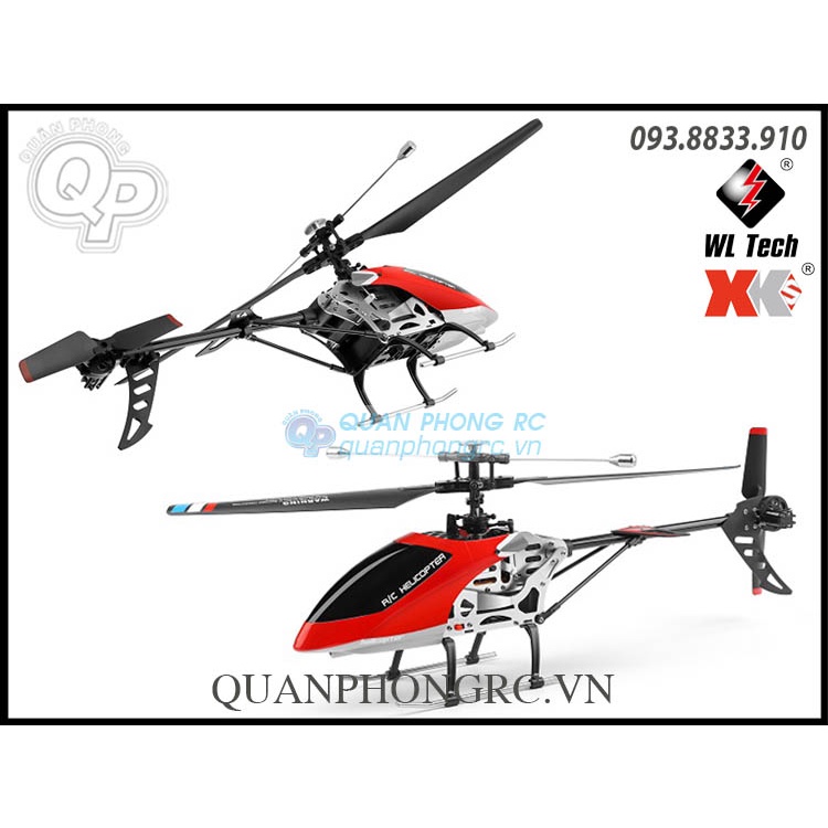 Máy Bay Trực Thăng WLtoys XK V912-A RC Helicopter 4CH 2.4Ghz Fixed Height Helicopter RTF
