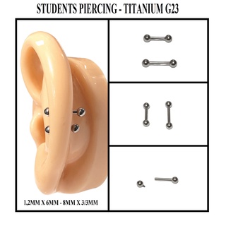 KHUYÊN 2 BI XỎ TAI TITANIUM G23 CAO CẤP - KHUYÊN XỎ TAI BASIC