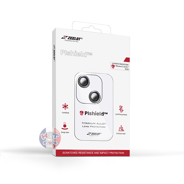 Ốp viền kính bảo vệ Camera ZEELOT PIshield IP 13 / 13 Mini