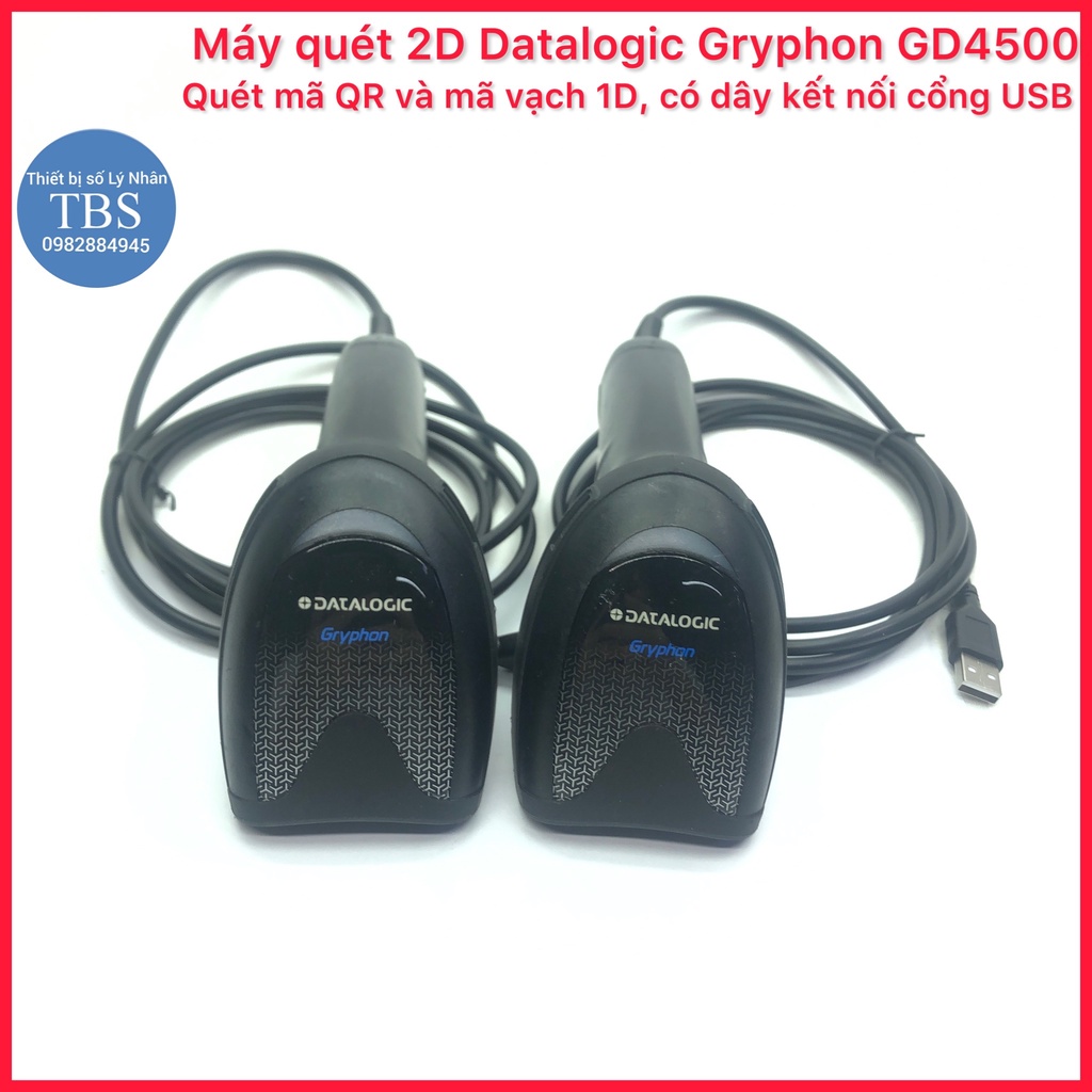 Máy quét có dây 2D Datalogic Gryphon GD4500 quét mã QR và mã vạch 1D