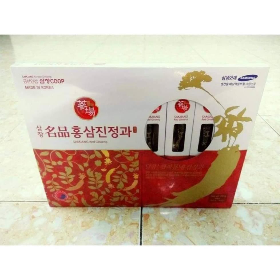 Hồng sâm núi nguyên củ tẩm mật ong Samjang Hàn Quốc date 11.2024