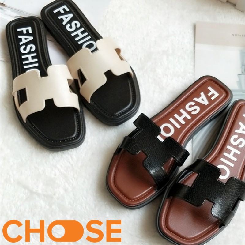 Giày Nữ Thời Trang Dép Guốc Chữ H mẫu Hot 2018 | BigBuy360 - bigbuy360.vn