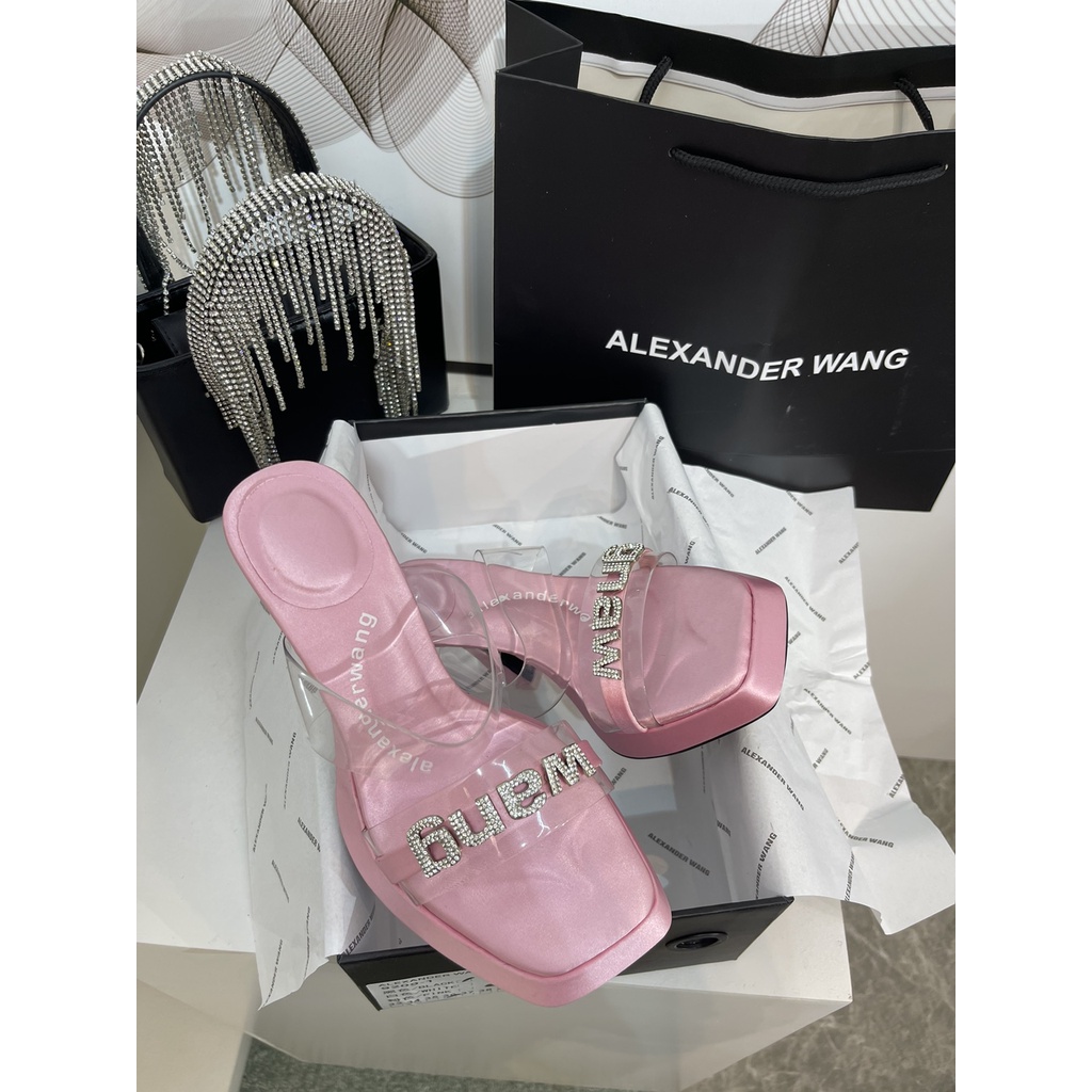 Giày Cao Gót jessie Bằng Nhựa pvc Trong Suốt Không Có Hộp Dành Cho Nữ