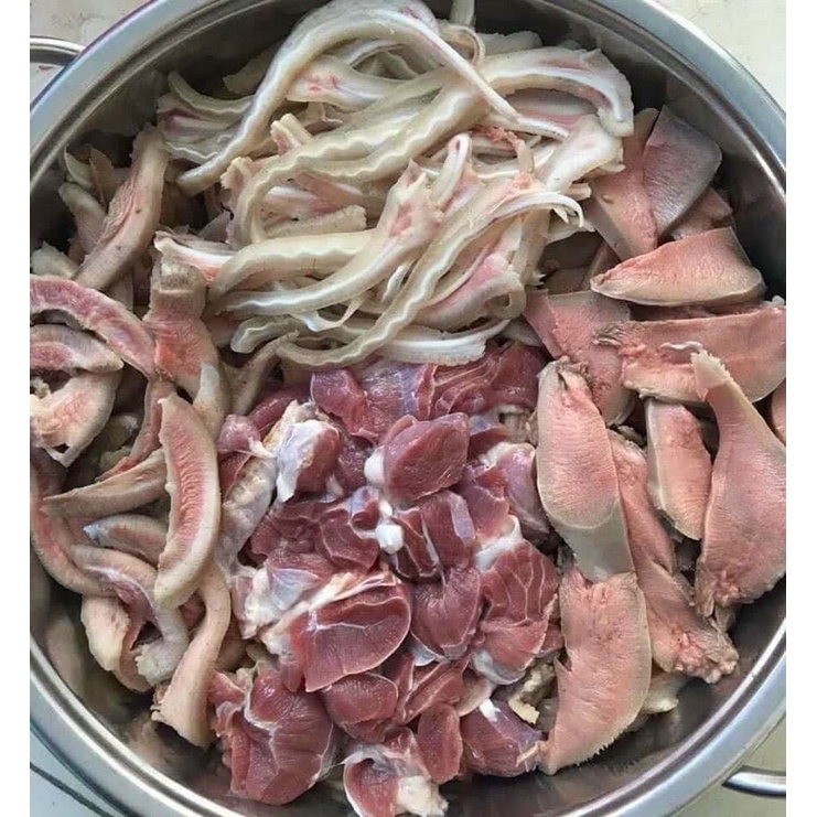 Giò xào tai lưỡi 500g.