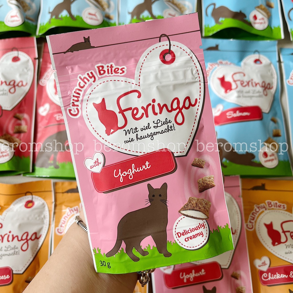 BÁNH THƯỞNG CHO MÈO FERINGA 30G 5 VỊ NHẬP ĐỨC GIÁ CỰC RẺ