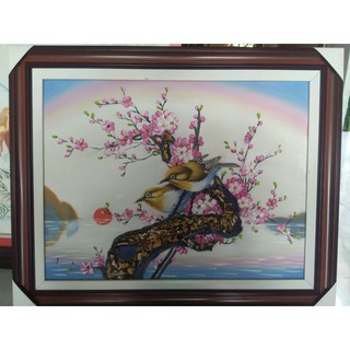tranh sơn dầu vẽ tay
