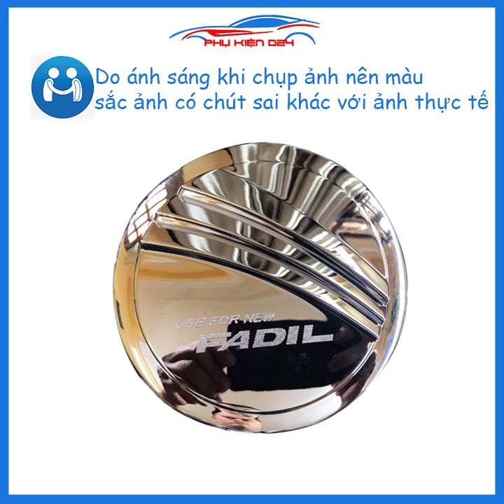 Ốp nắp bình xăng Fadil mạ crom chống trầy trang trí ô tô