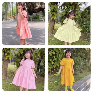 Đầm váy maxi bé gái đi biển cotton 4c không bai nhão❤️màu sắc nhẹ nhàng xòe rộng phù hợp đi biển, du lịch❤️size 10-45 ký