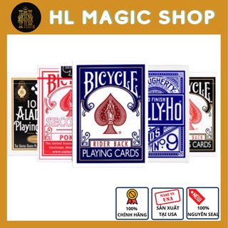 Bộ bài tây Bicycle Rider Back Playing Cards - Standard - Tally ho 52 lá và 2 Joker ảo thuật, múa bài, hàng chính hãng.