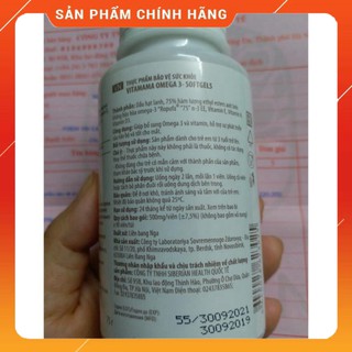 Viên uống  DHA Omega-3 VitaMama Siberian Health Nga tăng cường trí não và sáng mắt cho trẻ