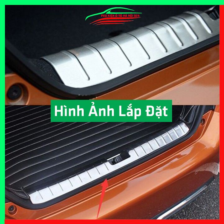 Ốp chống trầy cốp Honda Civic 2016-2021 inox sáng bóng