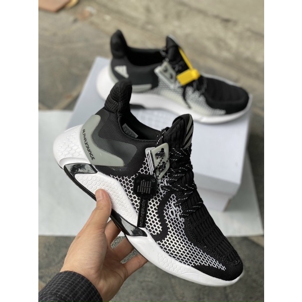 Giày thể thao sneaker alpha bounce 2020 đen trắng