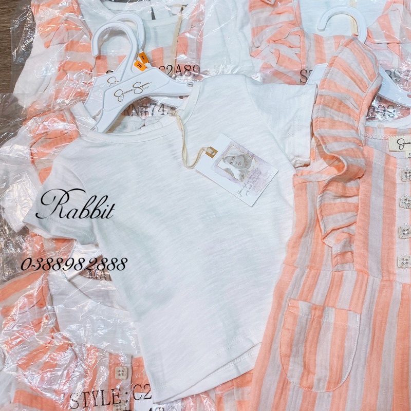 Set yếm kẻ kèm áo Jessica
