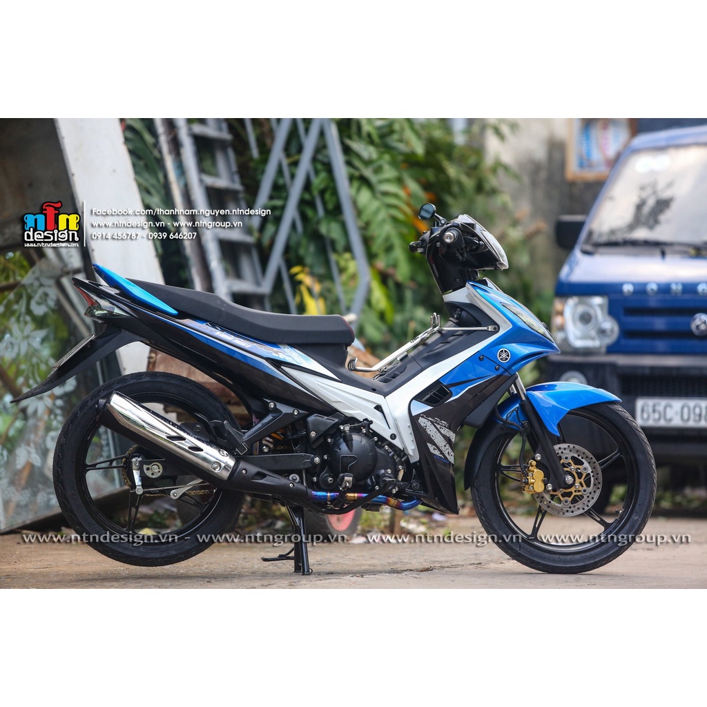 Tem rời exciter 2006-1010 xanh đen spark cover