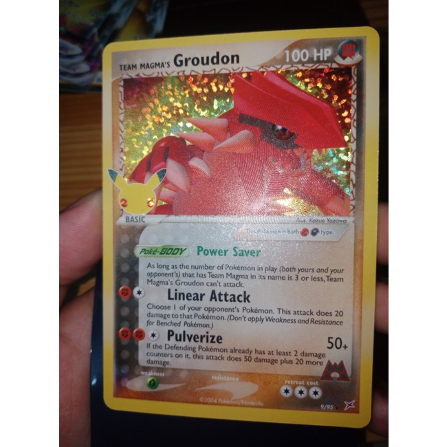 Thẻ bài Pokemon Team Magma's Groudon