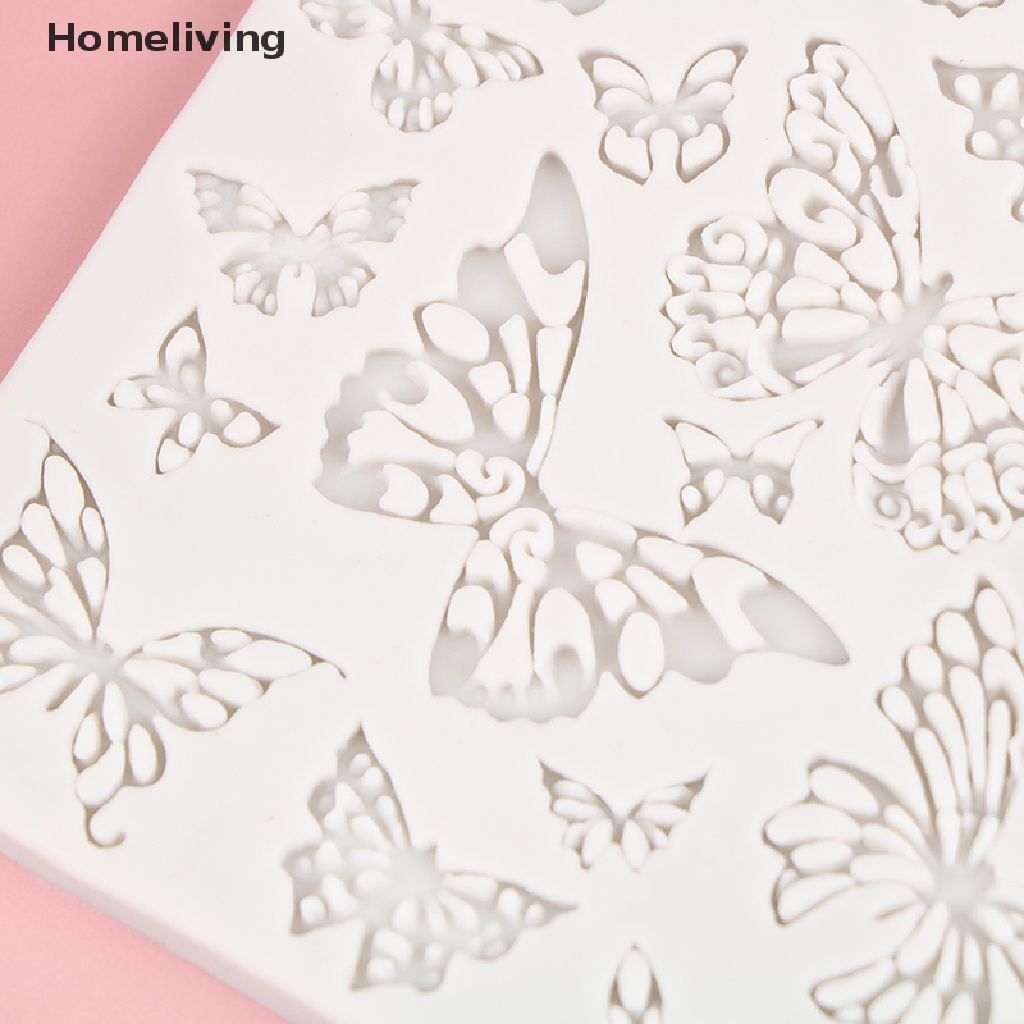 1 Khuôn Silicone Làm Bánh Hình Bươm Bướm DIY