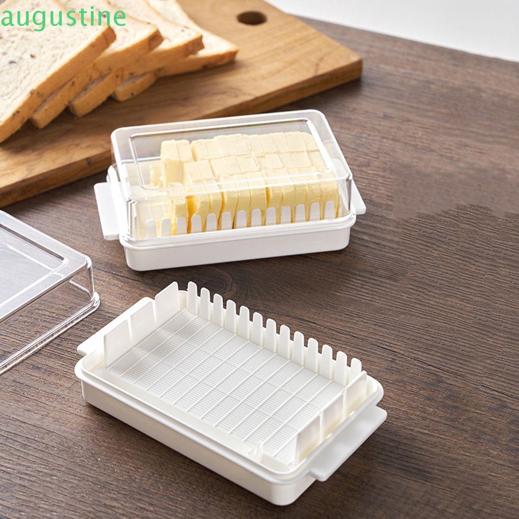 1 hộp đựng bơ phô mai tươi ngon chống bụi bằng nhựa có nắp đậy dễ làm sạch