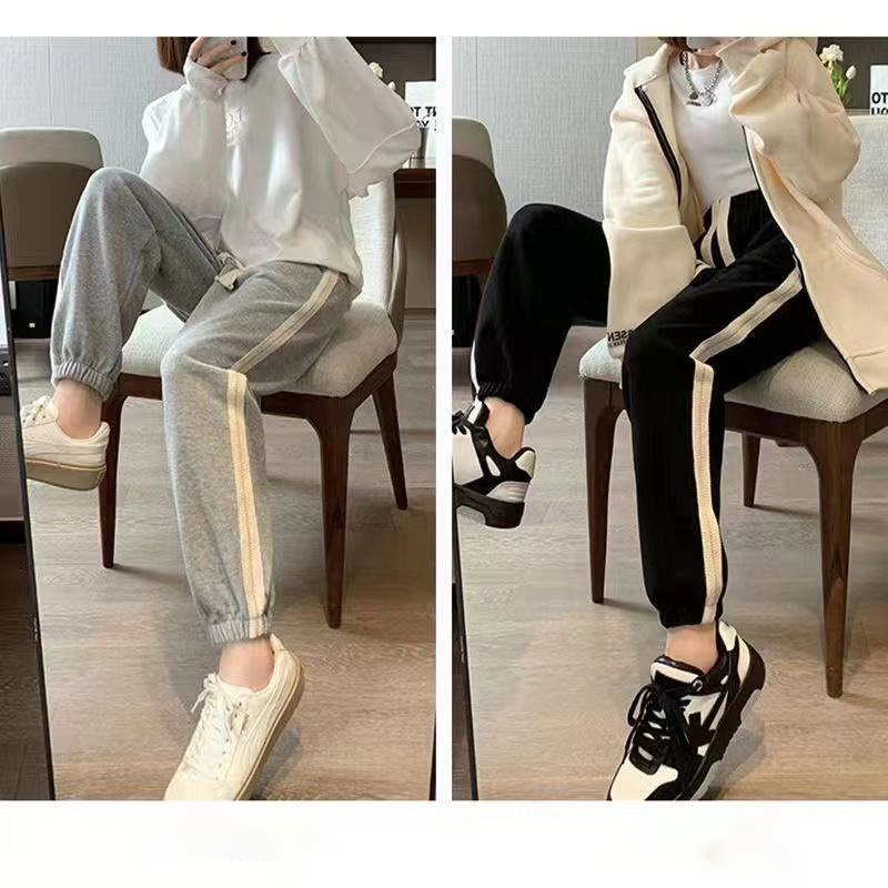 Quần jogger nữ ,Quần dài nữ chất coton nỉ da cá mềm mịn dáng rộng phông cách năng động trẻ trung