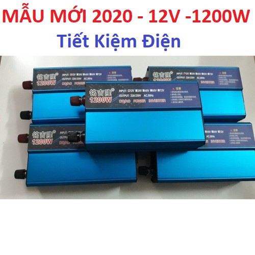 BỘ CHUYỂN ĐỔI ĐIỆN INVERTER 12V DC LÊN 220V-1200W 500W