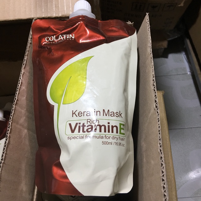 Kem hấp túi COLATIN VITAMIN E COLLAGEN Mask 500ml