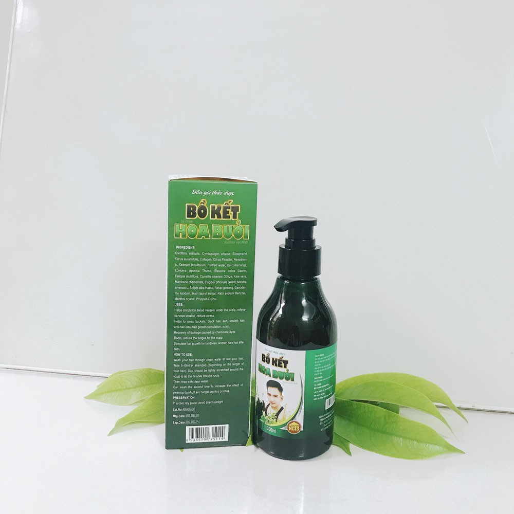 Dầu gội thảo dược BỒ KẾ HOA BƯỞI NCT3 (300ml) | BigBuy360 - bigbuy360.vn