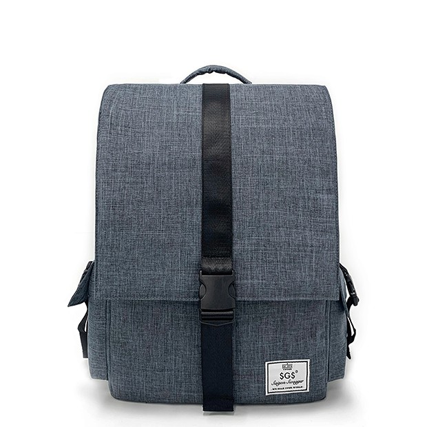 Balo Nắp Dài SAIGON SWAGGER® SGS Flapped Backpack-Ngăn Chống Sốc 15inch