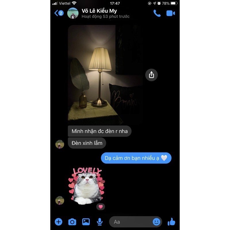 ĐÈN BÀN ARSTID- VÀNG  tặng kèm bóng