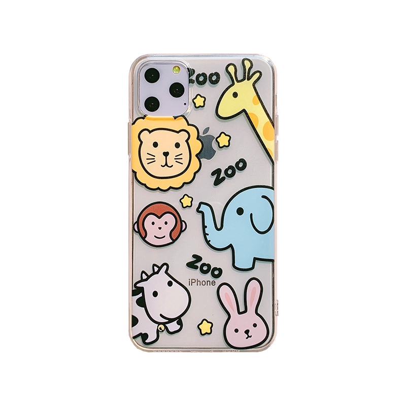 Ốp điện thoại mềm in hình động vật cho Apple iPhone Xs Max 11 XR 6s 8 Plus | BigBuy360 - bigbuy360.vn