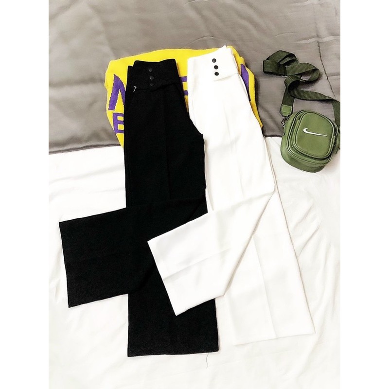 Quần ống loa nút khoá kéo giữa( loại 1) | BigBuy360 - bigbuy360.vn