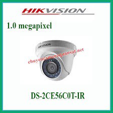 Camera HD-TVI Dome hồng ngoại 1.0 Megapixel HIKVISION DS-2CE56C0T-IR