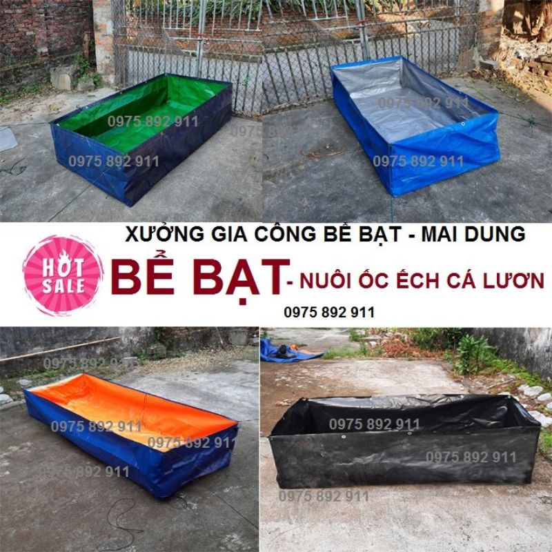 Bể bạt nuôi ốc ếch cá lươn