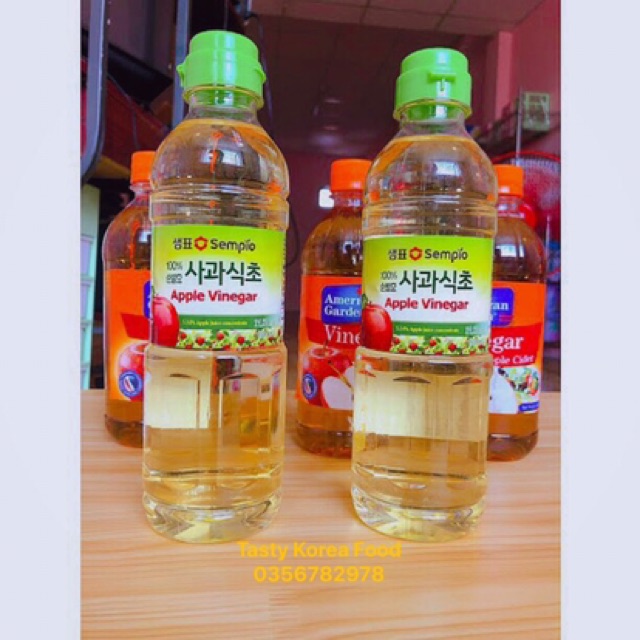 Giấm táo Sempio 500ml/chai