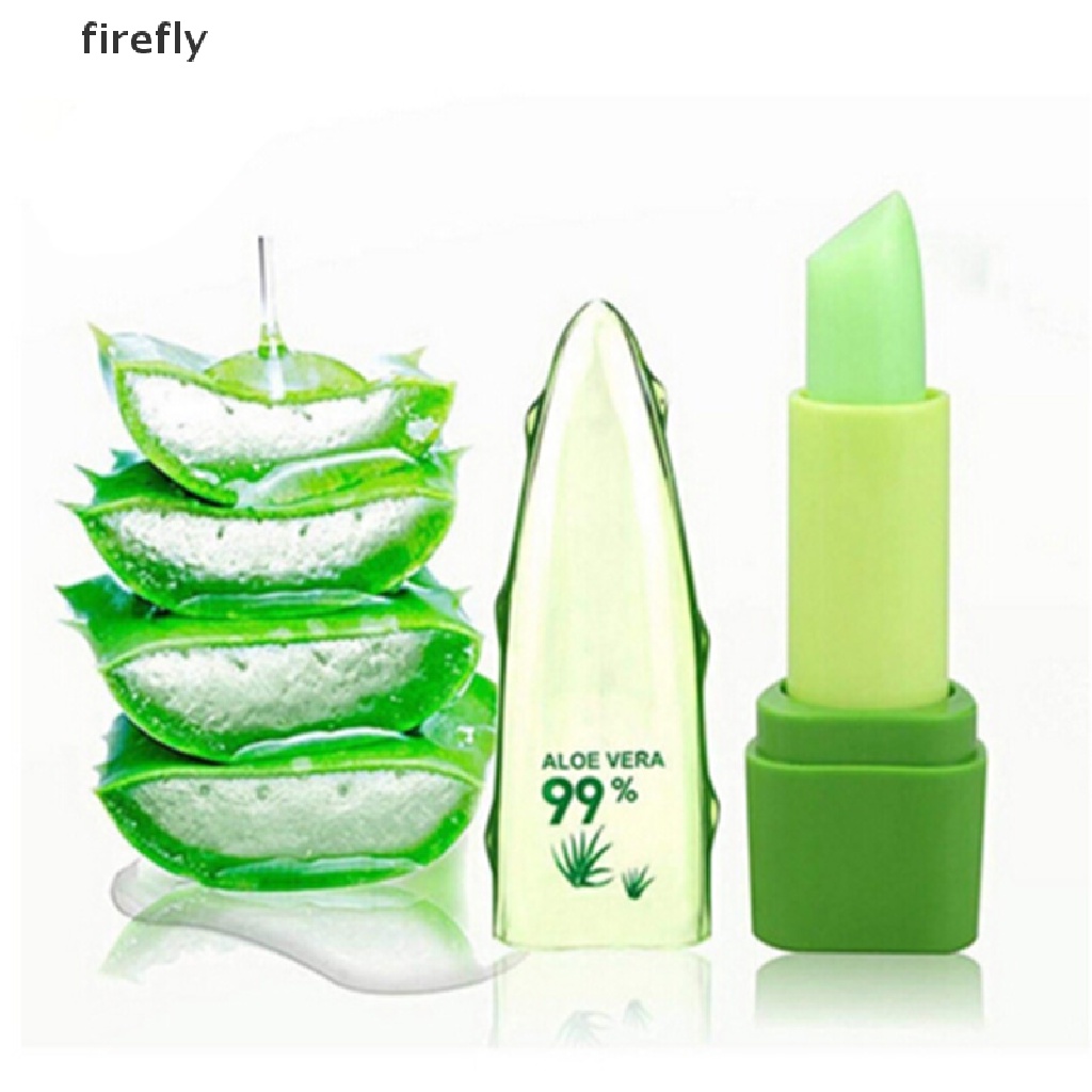 (Hàng Mới Về) Son Dưỡng Môi Chiết Xuất Lô Hội Tự Nhiên Thay Đổi Màu Sắc Theo Nhiệt Độ