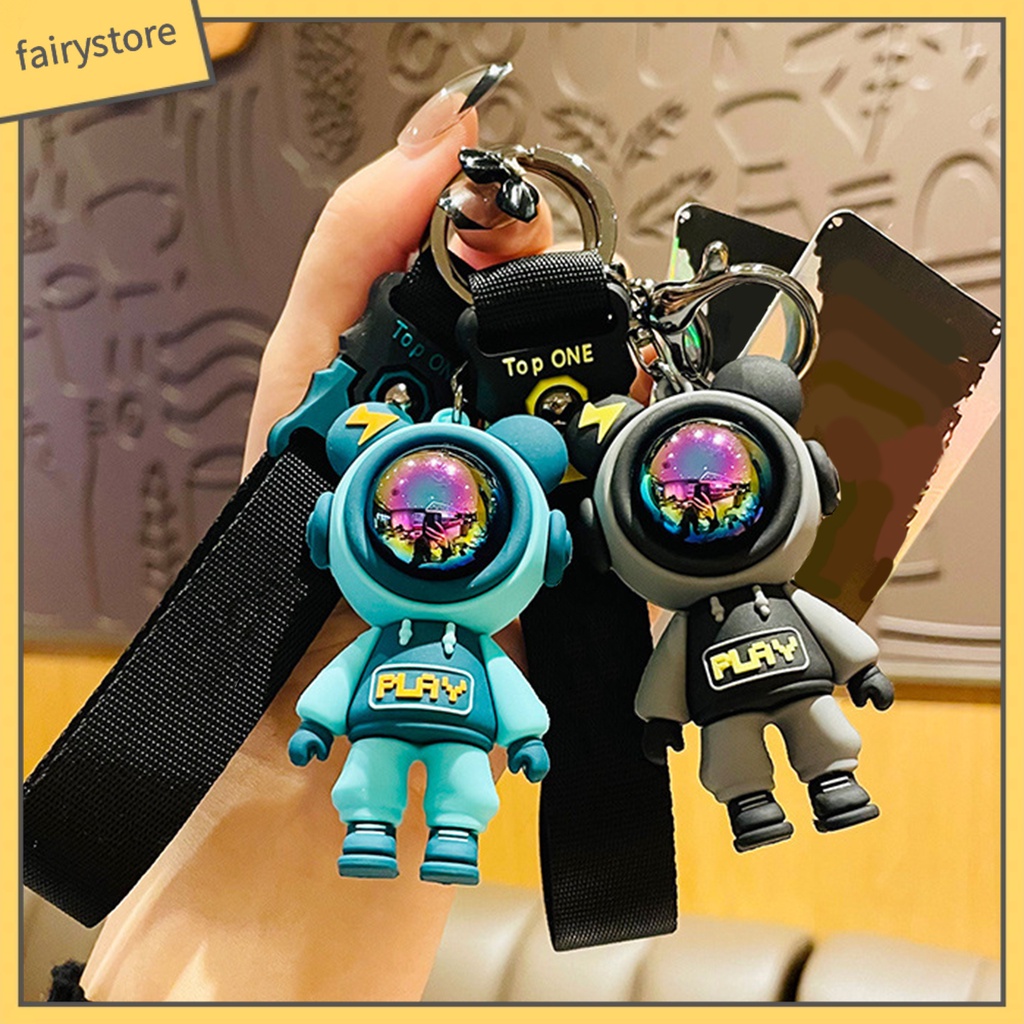 KDFS- PVC Keychain Cartoon Bear Shape Key Chain Perfect Gifts for Daily